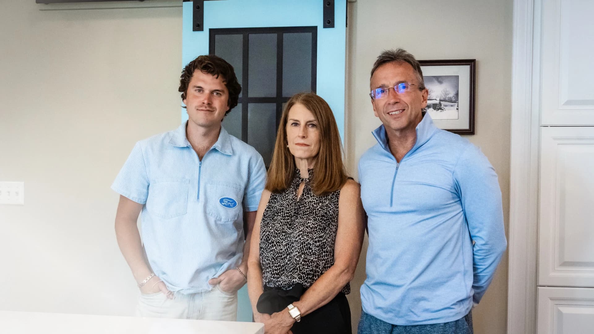 Photo of Cameron, Sarah, and Dean Francis