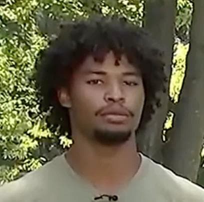 Photo of Daniel Carter being interviewed